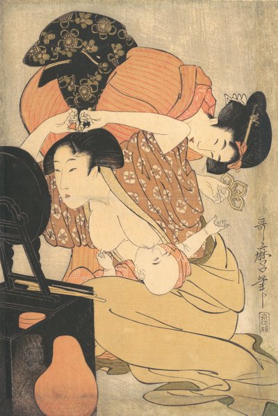 Mère et enfant, vers 1793 - Kitagawa Utamaro