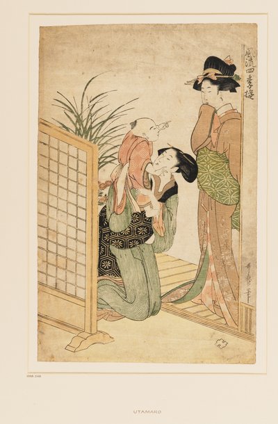 Mère, enfant et nourrice, vers 1790 - Kitagawa Utamaro