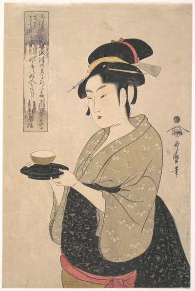 Okita, de la maison de thé Naniwa-ya - Kitagawa Utamaro