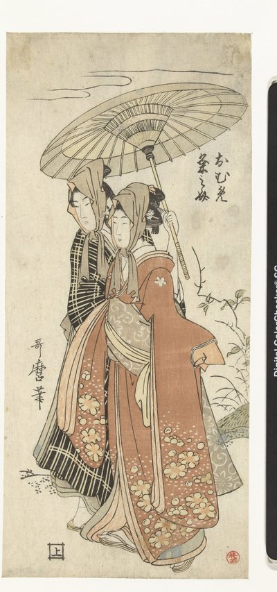 Oume et Kumenosuke - Kitagawa Utamaro