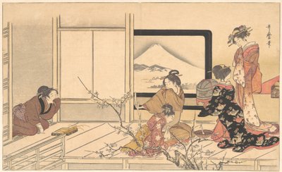 Préparation de la nourriture pour la fauvette..., 1798 - Kitagawa Utamaro