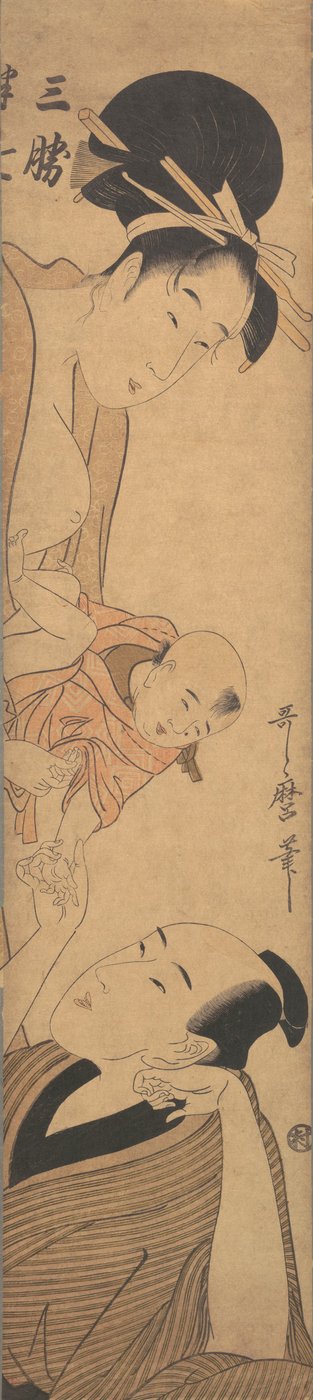 Sankatsu et Hanshichi - Kitagawa Utamaro
