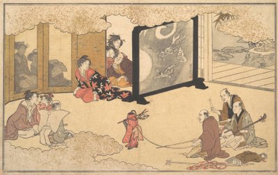 Voir une performance, 1789 - Kitagawa Utamaro