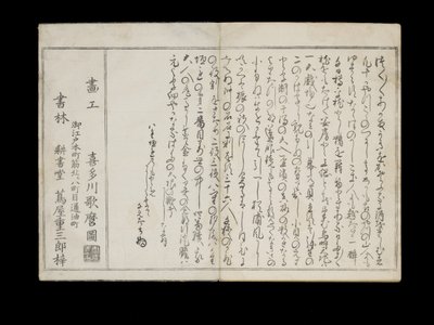 Shiohi no tsuto (Cadeaux de la marée descendante), connu sous le nom de Livre des coquillages, 1789 - Kitagawa Utamaro