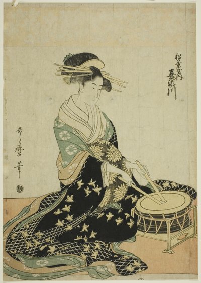 La courtisane Kisegawa de Matsubaya, d