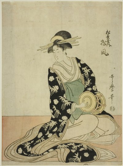 La courtisane Matsukaze de Matsubaya, d
