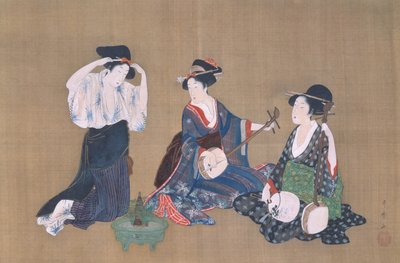 Trois beautés, c.1790 - Kitagawa Utamaro