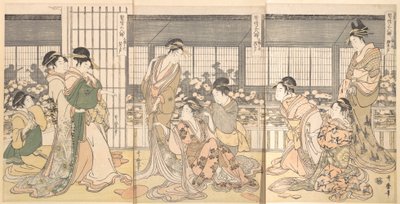 Trois courtisanes ivres, années 1790 - Kitagawa Utamaro