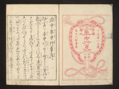 Page de titre - Kitagawa Utamaro