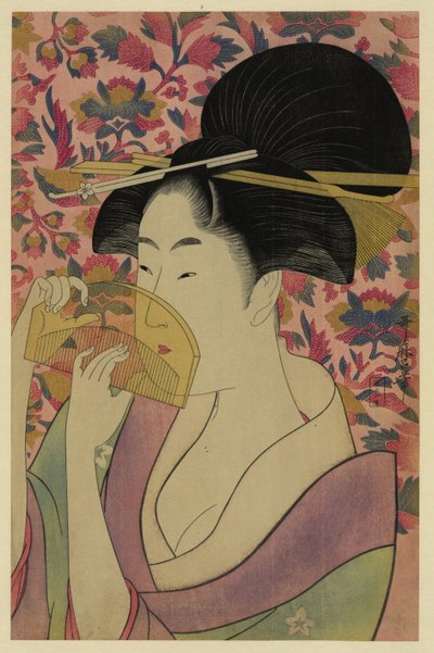 Peigne transparent, années 1780 - Kitagawa Utamaro