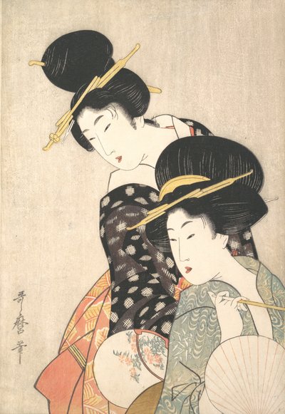 Deux Femmes, ca. 1790 - Kitagawa Utamaro