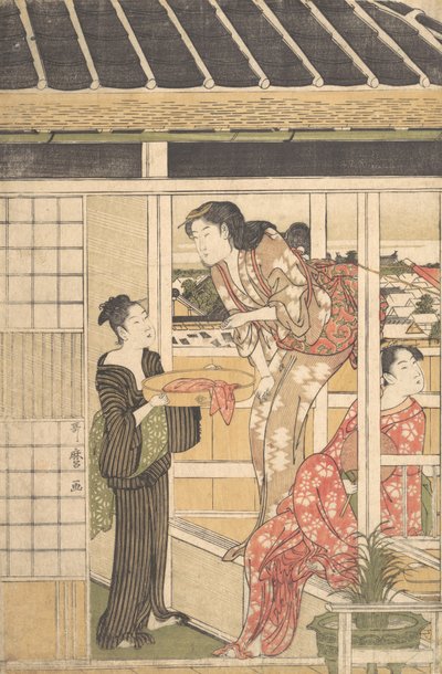 Jour de lessive, vers 1788 - Kitagawa Utamaro