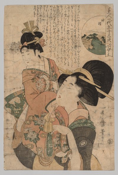 Femme portant un enfant, 1753-1806 - Kitagawa Utamaro