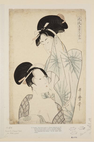 Femmes après le bain - Kitagawa Utamaro