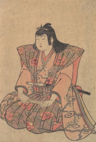 Un garçon chanteur, fin XVIIIe-début XIXe siècle - Kitao Shigemasa