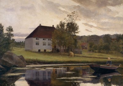 Bossevig, après le coucher du soleil - Kitty Lange Kielland