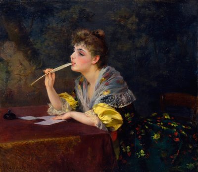 Une lettre, 1893 - Klavdi Stepanov