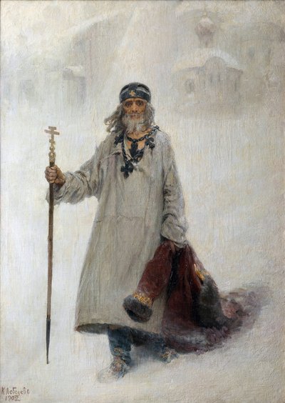 Basile le Bienheureux (Vassili ou Basile le fol en Christ ou Basile le Béni) - Klavdiy Vasilievich Lebedev