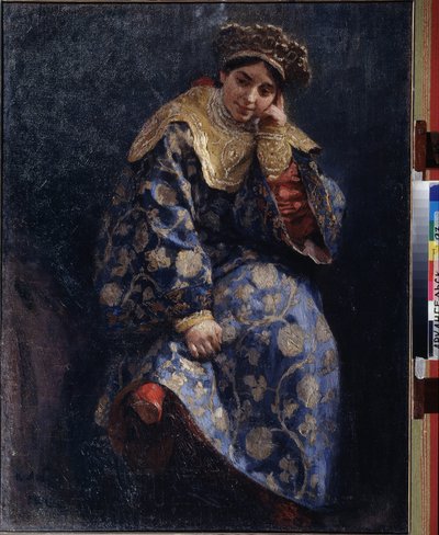 Fille de boyard - Klavdiy Vasilievich Lebedev