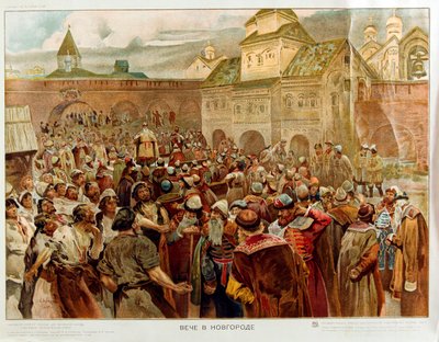 Le Veche dans la république de Novgorod (1136-1478) - Klavdiy Vasilievich Lebedev