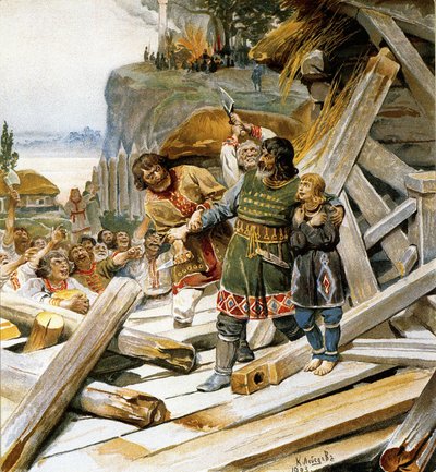 Saint Théodore le varègue - Klavdiy Vasilievich Lebedev