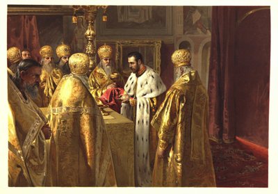 La Cérémonie de couronnement de Nicolas II. L