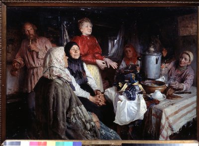 Visite à la maison - Klavdiy Vasilievich Lebedev