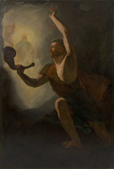 Heimdall appelle les dieux à la bataille, 1828 - Knud Baade