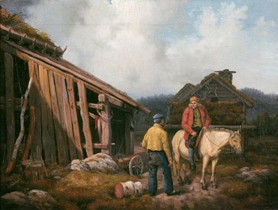 Homme à cheval - Knud Bergslien