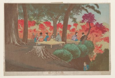 Vue de Takinogawa - Kobayashi Kiyochika