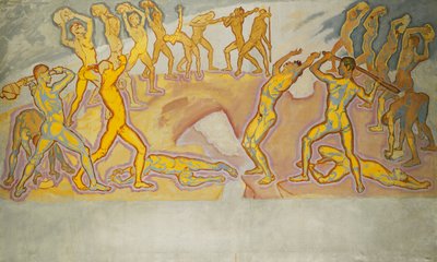 Clash of the Titans, c.1913-1915 - Koloman Moser