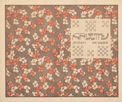 Tissu de soie Arlette - Koloman Moser