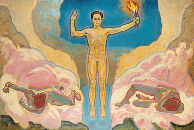 Das Licht - La lumière ... (huile sur toile) - Koloman Moser
