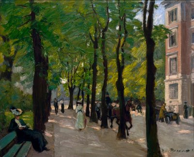 Rue de la Reine-Augusta à la place Calandrelli à Berlin - Konrad von Kardorff