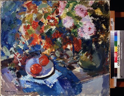 Asters et tomates - Konstantin Alekseevich Korovin