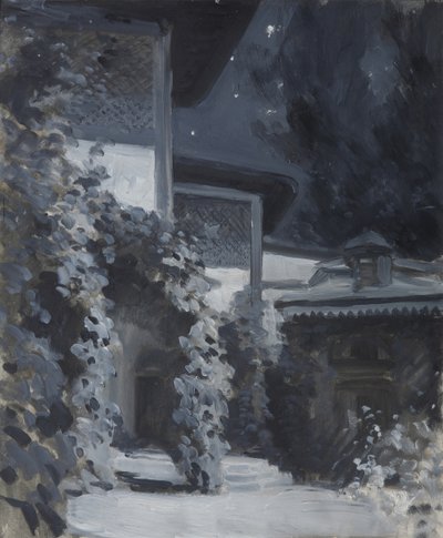 Palais de Bakhchisaray. Illustration du poème La Fontaine de Bahçesaray par A. Pouchkine - Konstantin Alekseevich Korovin