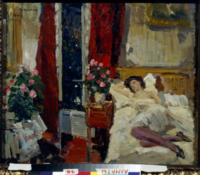 Dans la chambre - Konstantin Alekseevich Korovin