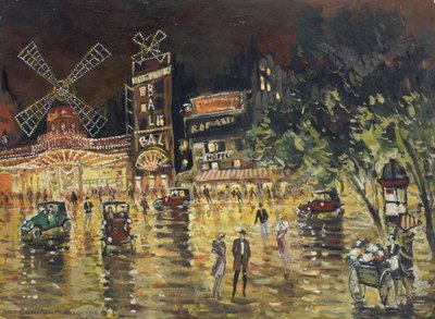 Le Moulin Rouge - Konstantin Alekseevich Korovin