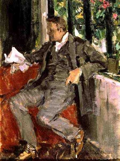 Portrait de Feodor Ivanovich Chaliapin (1873-1938) - Konstantin Alekseevich Korovin