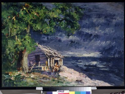 Projet de décor pour le ballet Le Poisson Doré de Ludwig Minkus - Konstantin Alekseevich Korovin