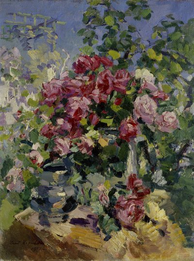 Roses, 1917 - Konstantin Alekseevich Korovin