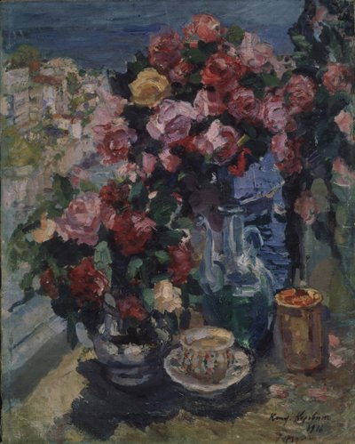 Roses. Gurzuf, 1916 - Konstantin Alekseevich Korovin