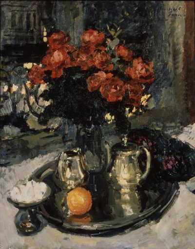 Roses et violettes, 1912 - Konstantin Alekseevich Korovin