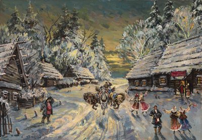 Hiver russe - Konstantin Alekseevich Korovin
