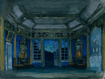 Décor de scène pour l