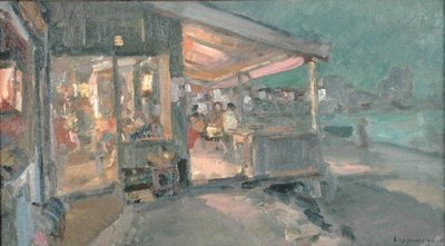 Maison de thé en Crimée - Konstantin Alekseevich Korovin
