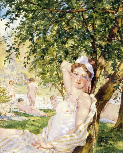 Baigneurs au soleil - Konstantin Andreevic Somov