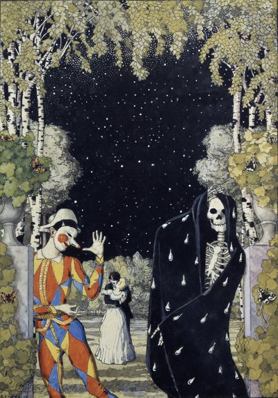 Arlequin et la Mort, 1907 - Konstantin Andreevic Somov