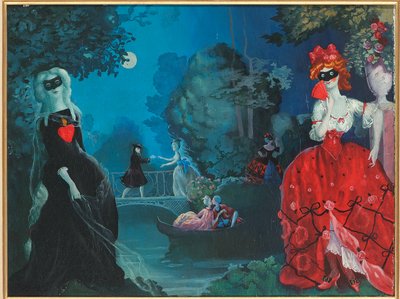 Mascarade au clair de lune - Konstantin Andreevic Somov