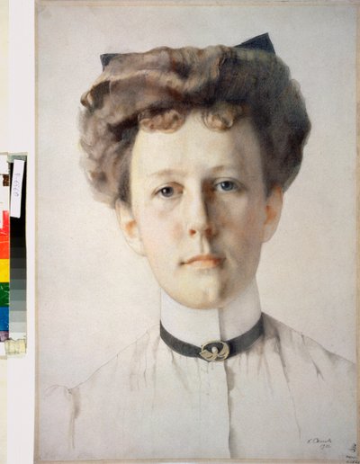 Portrait de la baronne Alexandra Nolde - Konstantin Andreevic Somov